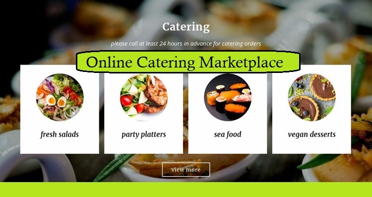 Online Catering Marketplace